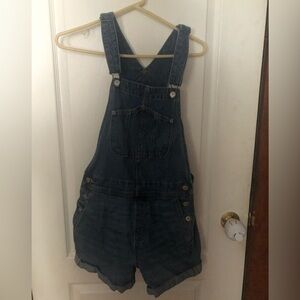 Old Navy Denim Overall Shorts